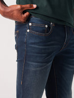 True Religion Men Metal HS Rocco Slim Fit Dark Wash Jeans