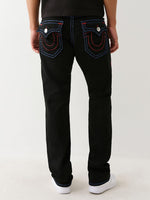 True Religion Men SUPER T Ricky Straight Fit Mid Rise Jeans