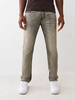 TRUE RELIGION Men Grey SUPER T Rocco Slim Fit Jeans