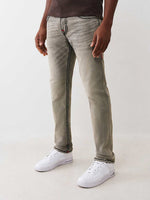TRUE RELIGION Men Grey SUPER T Rocco Slim Fit Jeans