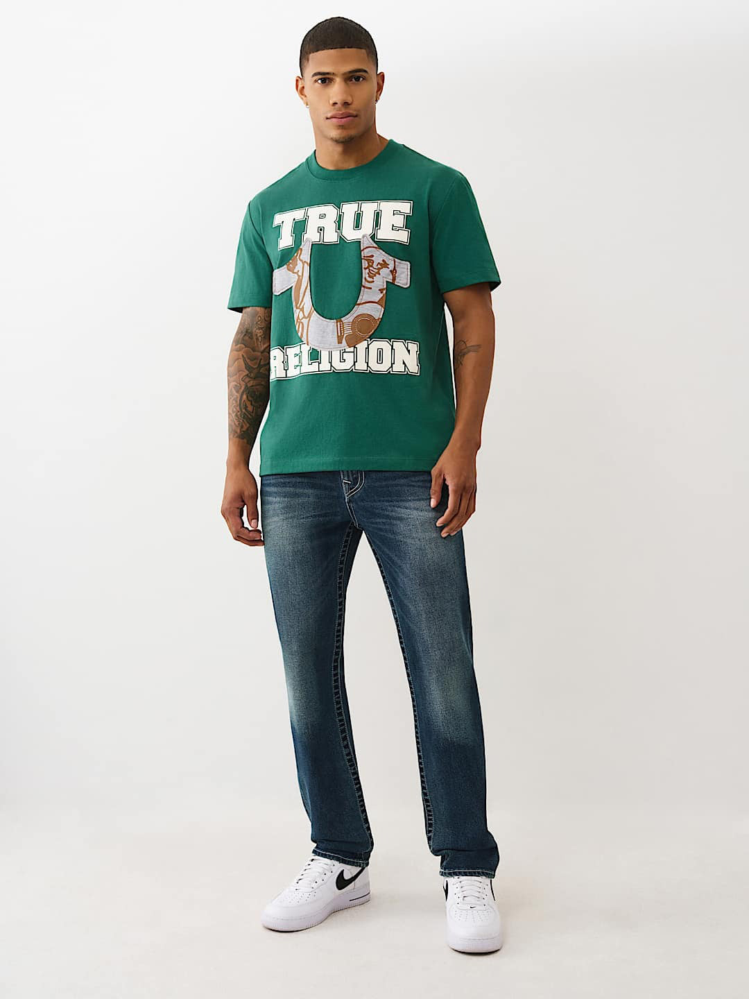 TRUE RELIGION Men ROCCO SN Blue Jeans