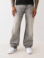 True Religion Men SUPER T Billy Bootcut Fit Pure Cotton Mid Rise Jeans