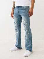 TRUE RELIGION Men Blue SN Flare Fit Jeans