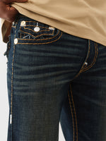 TRUE RELIGION Men Blue Super T Bootcut Fit Jeans