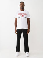 TRUE RELIGION Men Black SN Straight Fit Jeans