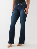 TRUE RELIGION Women Navy Blue SN Bootcut Fit Jeans