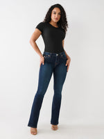 TRUE RELIGION Women Navy Blue SN Bootcut Fit Jeans