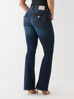 TRUE RELIGION Women Navy Blue SN Bootcut Fit Jeans