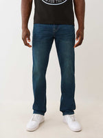 TRUE RELIGION Men Dark Blue SN Ricky Straight Fit Jeans