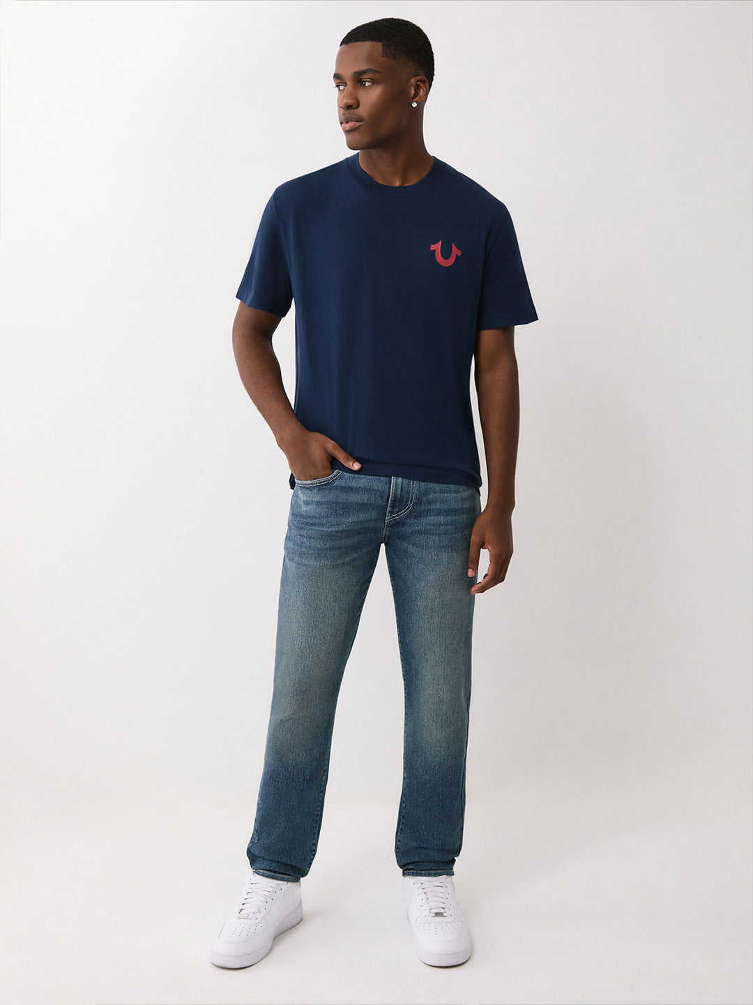 TRUE RELIGION Men Blue SN Slim Fit Jeans