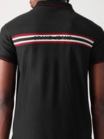 True Religion Men Black Solid Polo Tshirt