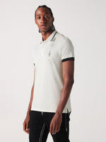 True Religion Men White Solid Polo Tshirt