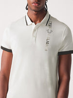 True Religion Men White Solid Polo Tshirt