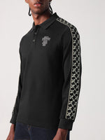 True Religion Men Black Solid Polo Tshirt