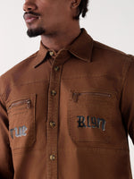 TRUE RELIGION Men Brown Regular Fit Shirt