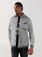 TRUE RELIGION Men Grey Regular Fit Shirt