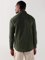 TRUE RELIGION Men Green Regular Fit Shirt