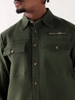 TRUE RELIGION Men Green Regular Fit Shirt