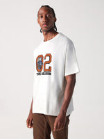 True Religion Men Off White Solid Round Neck Tshirt