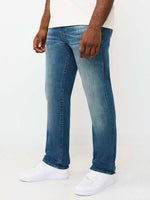 True Religion Blue Stretchable Ricky SN Solid Men Jeans