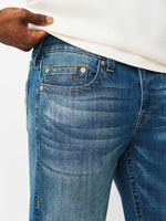 True Religion Blue Stretchable Ricky SN Solid Men Jeans