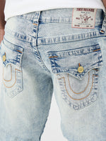 True Religion Men Blue Big T Straight Fit Jeans
