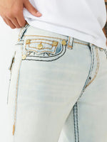 True Religion Men Grey Rocco Super T Skinny Fit Jeans