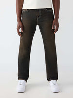 True Religion Brown Stretchable Ricky Super T Solid Men Jeans