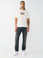 True Religion Men Blue Solid Skinny Fit SN Rocco Jeans