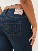 TRUE RELIGION Women Becca Navy SN Fit Jeans