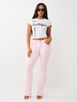 True Religion Women White Printed Regular Fit T-Shirt