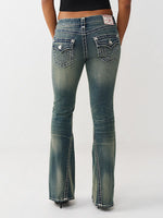TRUE RELIGION Women Blue Joey Super T Jeans