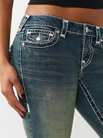 TRUE RELIGION Women Blue Joey Super T Jeans