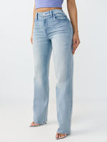 True Religion Women Blue Solid Straight Fit Stretchable SN Sarah Jeans