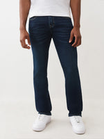 TRUE RELIGION Men Blue RICKY SN Straight Fit Jeans