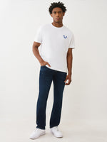 TRUE RELIGION Men Blue RICKY SN Straight Fit Jeans