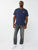 True Religion Grey Solid Slim Fit Stretchable SN Geno Jeans
