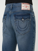 True Religion Men Blue Solid Slim Fit SN Geno Jeans