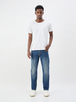 True Religion Men Blue Solid Slim Fit Big T Geno Jeans