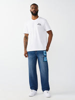 True Religion Blue Bobby Solid Men Jeans