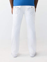 True Religion White Stretchable Ricky SN Solid Men Jeans