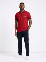 True Religion Red Cotton Men Polo T shirt