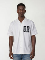 True Religion Men White Solid Boxy Fit Pure Cotton Shirt