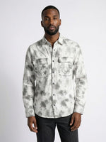 True Religion Men White Tie-Dye Regular Fit Shirt