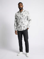 True Religion Men White Tie-Dye Regular Fit Shirt
