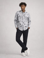 True Religion Men White Tie-Dye Regular Fit Shirt