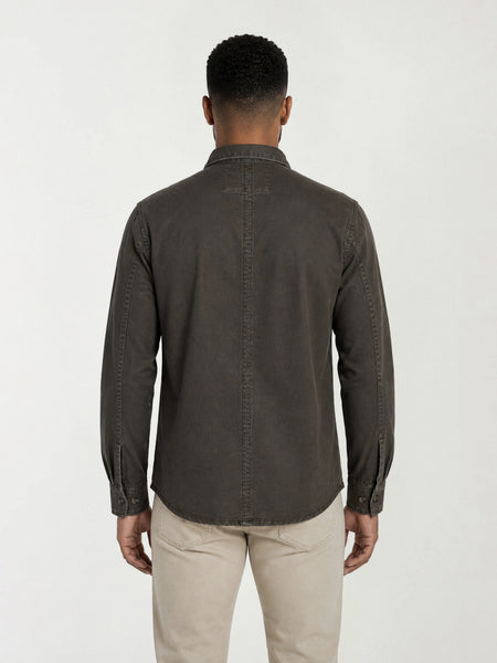 True Religion Men Green Solid Regular Fit Shirt