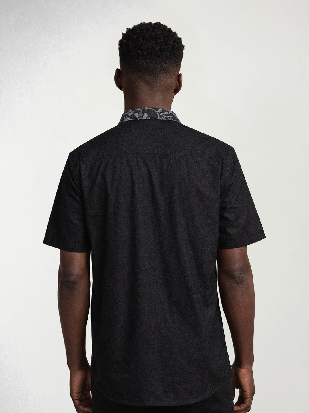 True Religion Men Black Solid Regular Fit Shirt