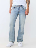 True Religion Blue Straight Fit Ricky Big T Stretchable Jeans