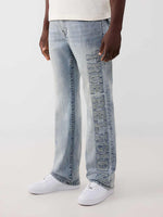 True Religion Blue SN Billy Bootcut Solid Stretchable Jeans